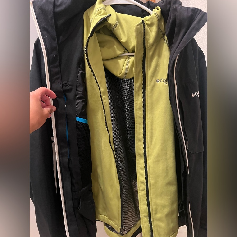 Columbia Titanium 2 in 1 jacket size small